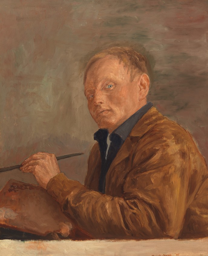 Self-portrait of artist Reginald Marsh